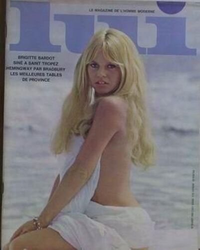 Lui N° 20 Du 01/08/1965 - Brigitte Bardot - Sine A Saint Tropez - Hemingway Par Bradbury - Les Meilleurs Tables De Province.
