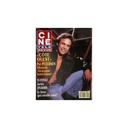 Cine Tele Revue N° 20 Du 18/05/1989 - Cote Ouest  -   Par Petersen - Scandale  -   Jackie Onassis.