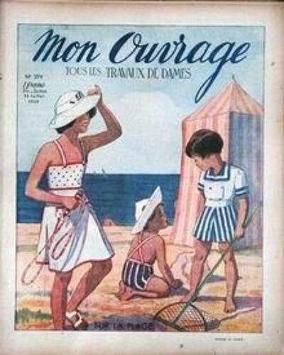 Mon Ouvrage N° 394 Du 15/07/1939 - Sur La Plage.