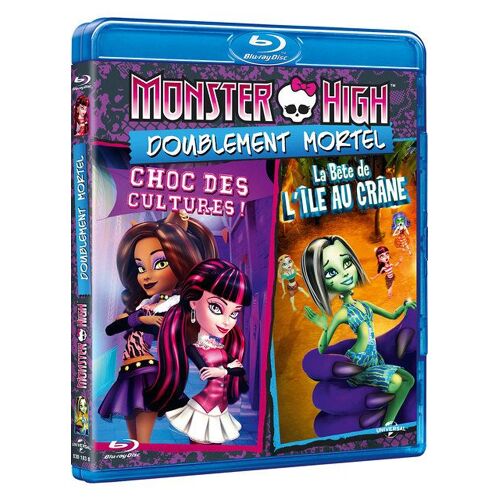 Monster High - Doublement Mortel : Choc Des Cultures ! + La Bête De L'île Au Crâne - Blu-Ray + Copie Digitale