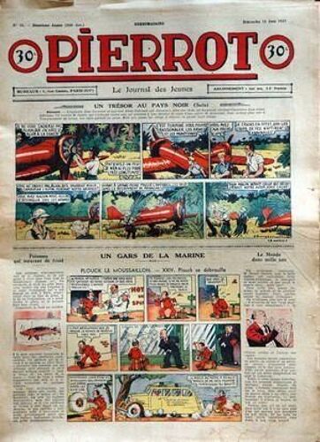 Pierrot N° 24 Du 13/06/1937 - Le Journal Des Jeunes.