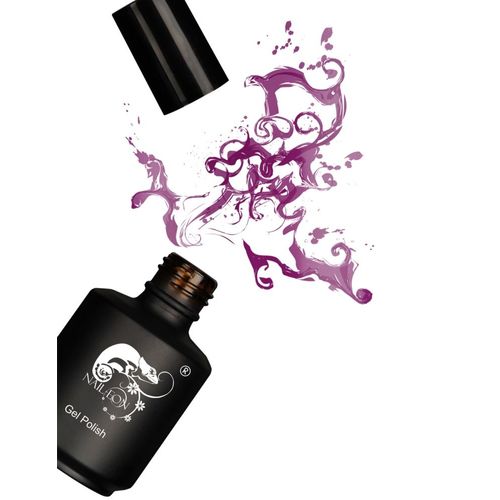 Nail Eon - Pure Purple - Vernis Gel - Semi Permanent Nail Art - French Manucure 