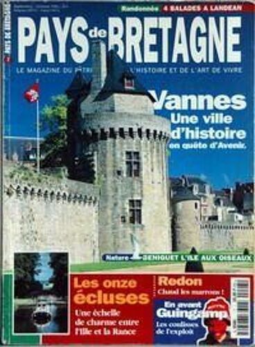 Pays De Bretagne N° 7 Du 01/09/1996 - 4 Balades A Landean - Vannes - Les Onze Ecluses - Redon - Guingamp.
