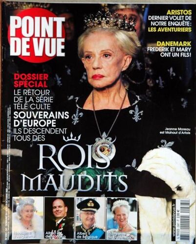 Point De Vue N° 2987 Du 19/10/2005 - Aristos  -   Les Aventuriers - Danemark  -   Frederik Et Mary Ont Un Fils - Le Retour De La Serie Culte  -   Souverains D'europe  -   Les Rois Maudits  -   Jeanne Moreau - Elisabeth Ii D'angleterre  -   Albert ...