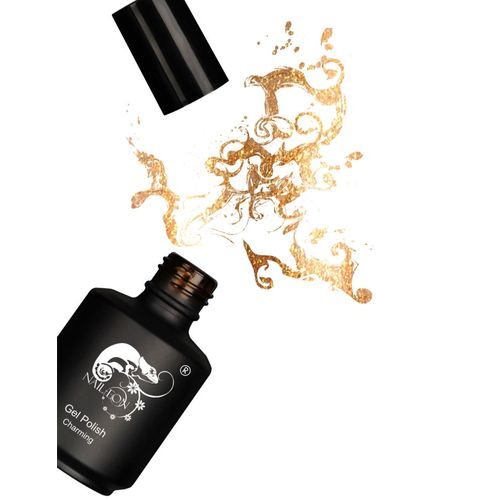 Nail Eon - Go For Gold - Vernis Semi Permanent Charming - French Manucure 