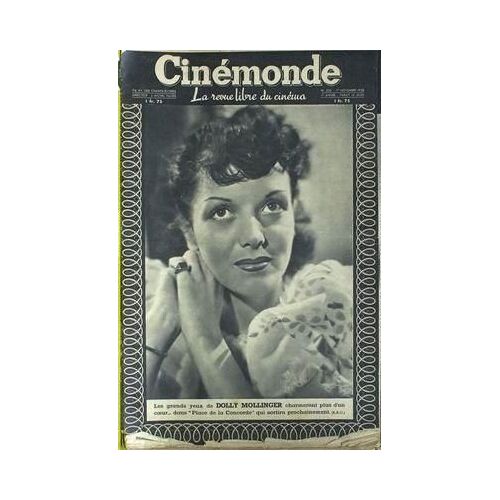 Cinemonde N° 526 Du 17/11/1938 - Dolly Mollinger.
