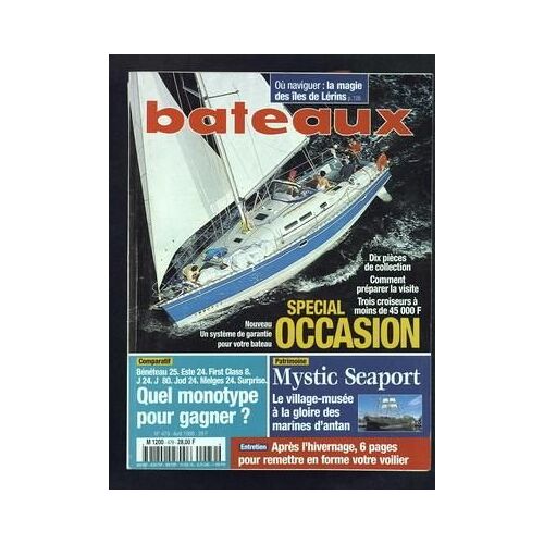 Bateaux N° 479 Du 01/04/1998 - La Magie Des Iles De Lerins - Special Occasion - Mystic Seaport - Quel Monotype Pour Gagner - Apres L'hivernage - 6 Pages Pour Remettre En Forme Votre Voilier
