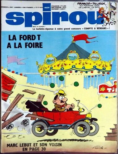 Spirou  N° 1631 Du 17/07/1969 -