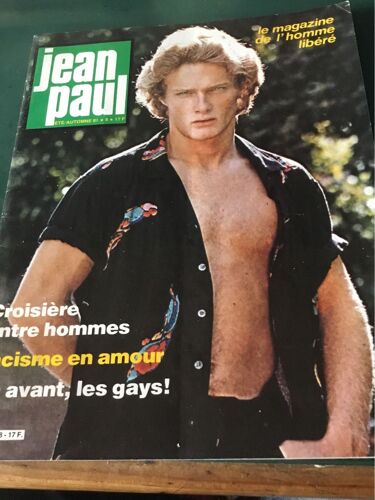 Jean Paul 8 Magazine Gay Homo Été 81 Croisière Entre Hommes 