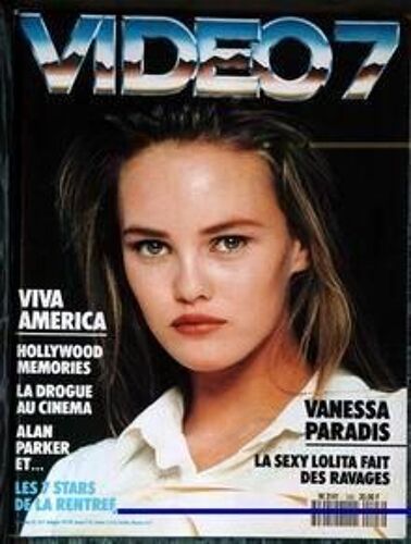 Video 7 N° 103 Du 01/09/1990 - Vanessa Paradis - Viva America - Hollywood Memories - La Drogue Au Cinema - Ala Parker - Les 7 Stars De La Rentree.
