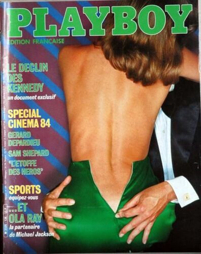 Playboy Edition Francaise N° 126 Du 01/05/1984 - Le Declin Des Kennedy - Special Cinema 84 - Gerard Depardieu - Sam Shepard - L'etoffe Des Heros - Sports - Ola Ray  -   M. Jackson.