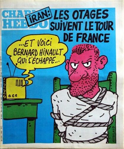 Charlie Hebdo N° 502 Du 25/06/1980 - Les Otages En Iran Par Nicoulaud.