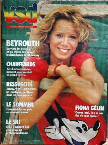 Vsd N° 336 Du 09/02/1984 - Beyrouth  -   Derriere Les Syriens Et Les Chiites Du Liban  -   Les Kamikazes De Khomeiny - Chauffard - Ressuscite  -   Jimmy  -   A Ans  -   Sauve D'un Naufrage - Fiona Gelin - Le Ski.