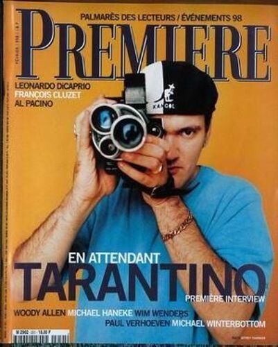 Premiere N° 251 Du 01/02/1998 - Palmares Des Lecteurs - Leonardo Dicaprio - Francois Cluzet - Al Pacino - Tarantino - Woody Allen - M. Haneke - Wim Wneders - P. Verhoeven - M. Winterbottom.