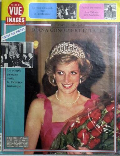 Point De Vue Images Du Monde N° 1918 Du 03/05/1985 - La Reine Elisabeth - Non A L'abdication. Les 350 Ans De L'academie. Diana Conquiert L'italie.