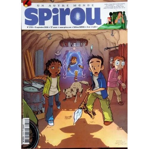 Spirou  N° 3726 Du 09/09/2009 -