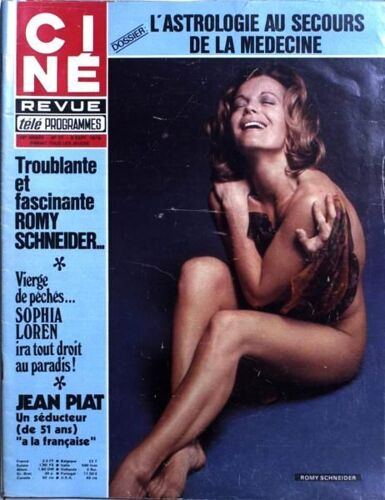 Cine Tele Revue N° 37 Du 09/09/1976 - L'astrologie Au Secours De La Medecine. Romy Schneider  -  Sophia Loren  -  Jean Piat.