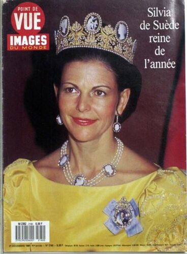 Point De Vue Images Du Monde N° 2160 Du 21/12/1989 - Silvia De Suede Reine De L'annee.