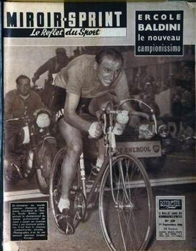Miroir Sprint N° 639 Du 01/09/1958 - Ercole Baldini.