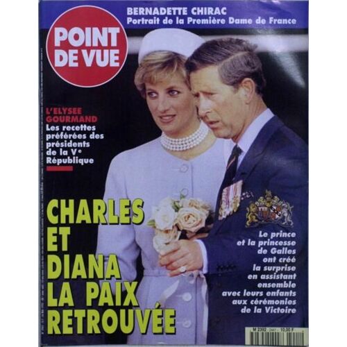 Point De Vue N° 2441 Du 16/05/1995 - Bernadette Chirac. L'elysee Gourmand. Charles Et Diana - La Paix Retrouvee.