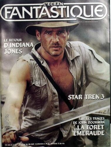 Ecran Fantastique (L') N° 46 Du 01/06/1984 - Le Retour D'indiana Jones. Star Trek 3. John Boorman - La Foret Emeraude.