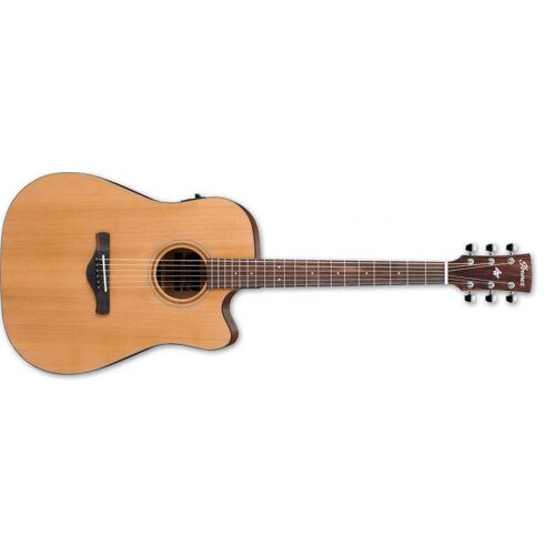 Ibanez Aw65ece-Lg - Natural Low Gloss - Guitare Électro-Acoustique