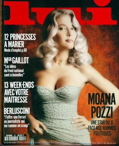 Lui N° 55 Du 01/05/1992 - 12 Princesses A Marier - Mgr Gaillot Et Le Front National - Week-End Avec Votre Maitresse - Berlusconi - Moana Pozzi.