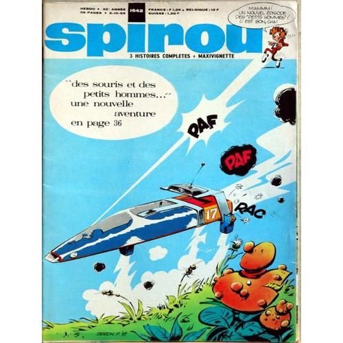 Spirou  N° 1642 Du 02/10/1969 - Dessin De Seron