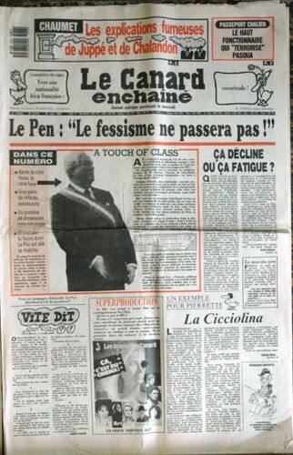 Canard Enchaine (Le) N° 3478 Du 24/06/1987 - Chaumet  -   Les Explications Fumeuses De Juppe Et De Chalandon - Passeport Chalier  -   Le Haut Fonctionnaires Qui Terrorise Pasqua - Vers Une Nationalite Bien Francaise - Le Pen - La Cicciolina.