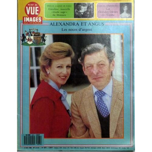 Point De Vue Images Du Monde N° 2075 Du 06/05/1988 - Souvenir De Grace - Caroline Nouvelle Etoile Sage De Monaco. Les Grandes Dames De L'elysee. Alexandra Et Angus - Noces D'argent.