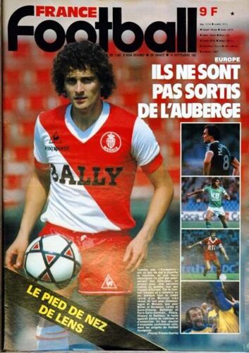 France Football N° 1901 Du 14/09/1982 - Europe - Bathenay - Lens.