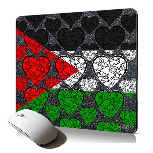 tapis de souris souple drapeau palestine palestinien résistant pour pc fixe coupe du monde cadeau esthétique