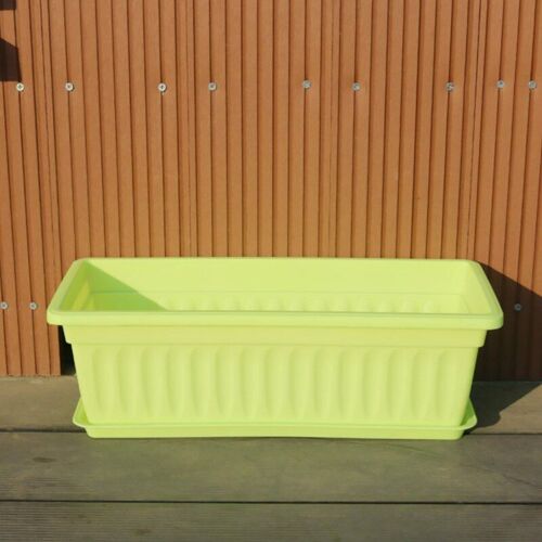 Jardinières À Fenêtre Rectangulaire En Plastique, Pot De Fleurs Pour Balcon, Conteneur De Culture De Légumes