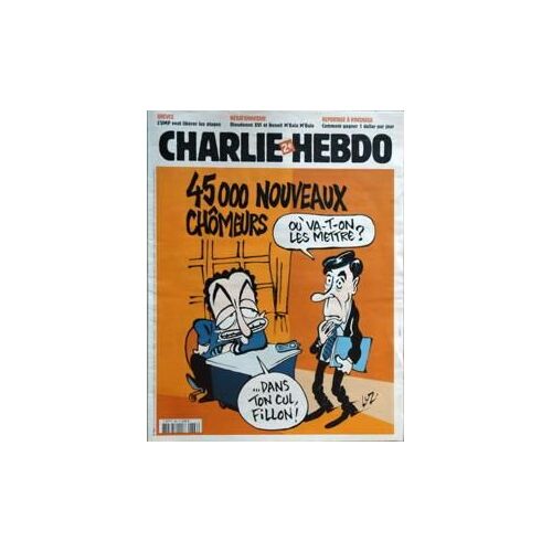 Charlie Hebdo N° 868 Du 04/02/2009 - 45000 Nouveaux Chomeurs , Dessin De Luz A Kinshasa, Comment Gagner 1 Dollar Par Jour Negationnisme, Dieudonne Xvi Et Benoit M'bala M'bala - Greves , L'ump Veut Liberer Les Otages
