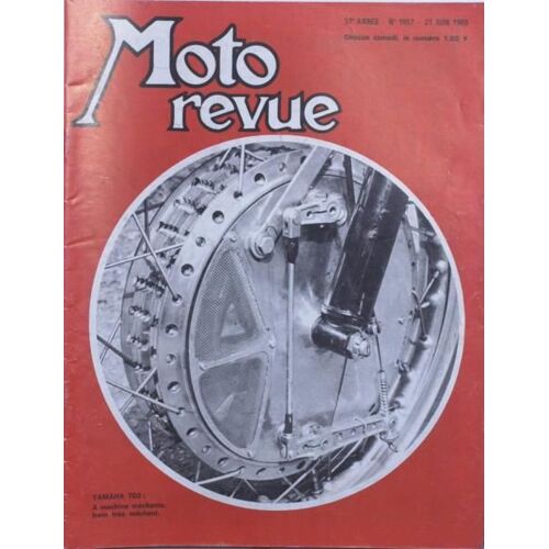 Moto Revue N° 1937 Du 21/06/1969 - Yamaha Td2 - A Machine Mechante - Frein Tres Mechant.