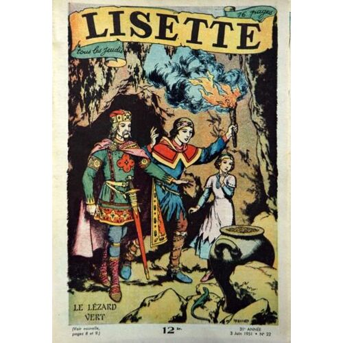 Lisette N° 22 Du 03/06/1951 - Le Lezard Vert.