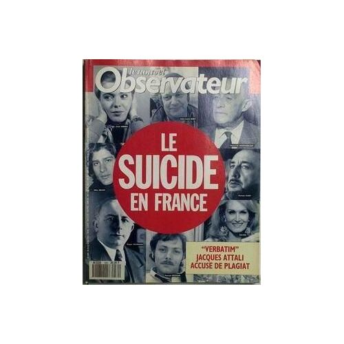 Nouvel Observateur (Le) N° 1489 Du 20/05/1993 - Le Suicide En France. Verbatim - Jacques Attali Accuse De Plagiat.