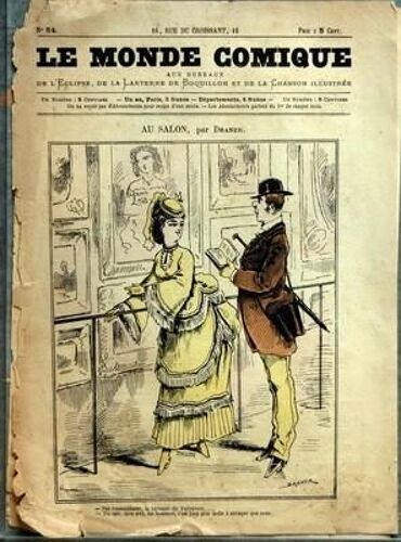 Monde Comique (Le) N° 54 Du 29/03/1930 - Au Salon Par Draner