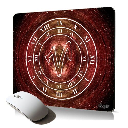 tapis de souris souple signe belier etoiles motif univers mousepad flexible soleil pour PC portable bureau horoscope