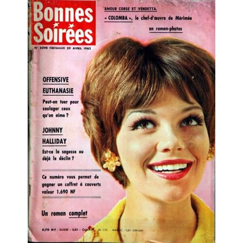 Bonnes Soirees N° 2098 Du 29/04/1962 - Colomba  -   Merimee - Offensive Euthanasie - Johnny Hallyday.