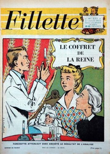 Fillette N° 371 Du 27/08/1953 - Le Coffret De La Reine  -   J.L. Gaillard.
