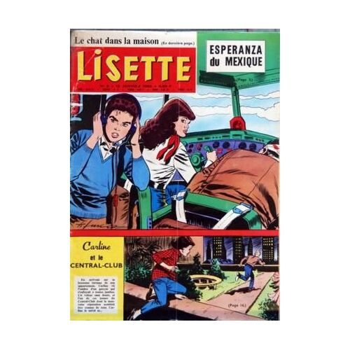 Lisette N° 2 Du 12/01/1964 - Esperanza Du Mexique - Carline Et Le Central-Club  - Le Chat Dans La Maison - Frank Alamo