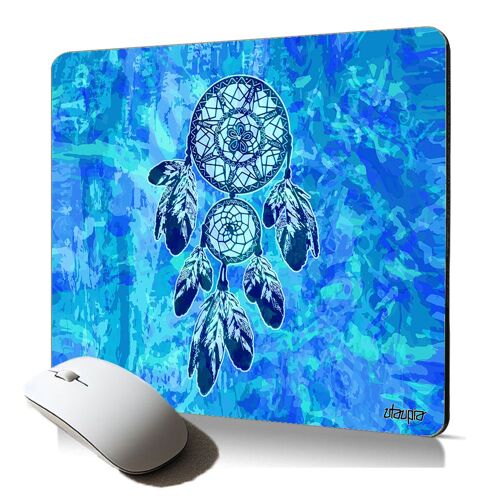 tapis de souris souple attrape reve coloré artistique motif indien mandala zen yoga cadeau fete des mères decoratif original