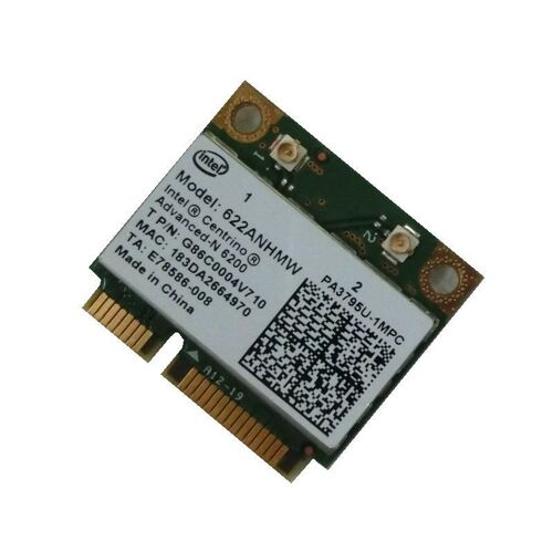 Carte Intel Centrino Advanced-N 6200 622Anhmw 6200agn de moitié mini PCI-E, 300 Mo / s, double bande, Wi-Fi 2.4G / 5GHz