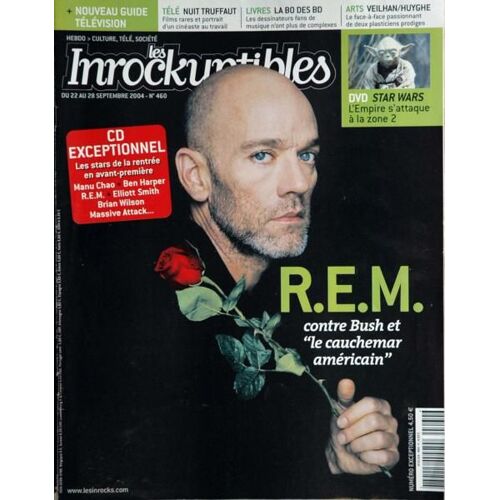 Inrockuptibles (Les) N° 460 Du 22/09/2004 - Nuit Truffaut - La Bo Des B.D. - Veilhan  -   Huyghe - Star Wars - R.E.M.  -   Contre Bush Et Le Cauchemar Americain.