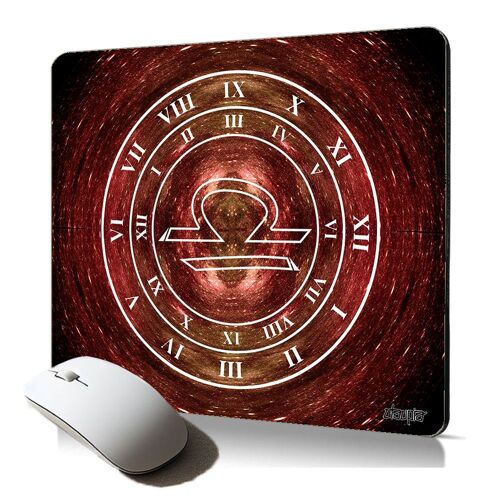 tapis de souris souple Signe balance du zodiaque etoiles astronomie horoscope cadeau original pc fixe