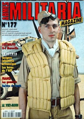 Armes Militaria Magazine N° 177 Du 01/04/2000 - Luftwaffe  -   H-J Marseille - 1914-18  -   Insignes Infanterie Britannique  -   Les Heros De L'aef - France  -   Service De Sante - Le Vietminh.
