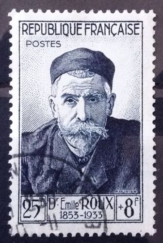 Célébrités 1954 - Xiii Au Xxème Siècle - Emile Roux 25f+8f (Très Joli N° 993) Obl - Cote 36,00 - France Année 1954 - Brn83 - N31447