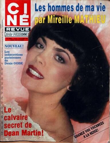 Cine Tele Revue N° 42 Du 14/10/1982 - Mireille Mathieu - Denis Goise - Dean Martin.