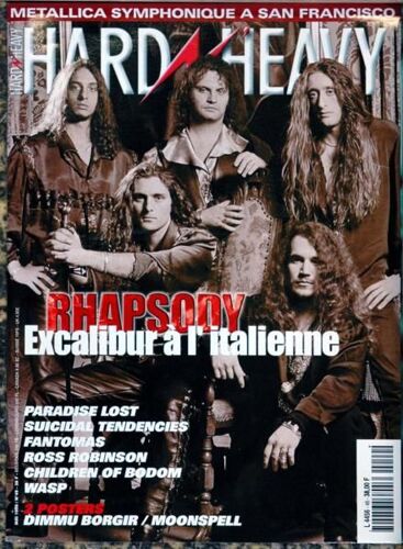 Hard Heavy N° 49 Du 01/05/1999 - Metallica Symphonique A San Francisco - Rhapsondy Excalibur A L'italienne - Paradise Lost - Suicidal Tendencies - Fantomas - Ross Robinson - Children Of Bodom .